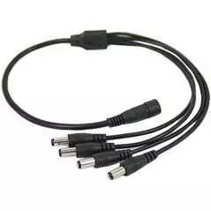 Répartiteur 4 sorties CCTV pour caméras de sécurité