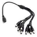 Cable de Raccord Multiprise 8 Alimentations pour Cameras de Surveillance