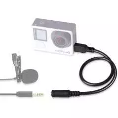 Mini adaptateur secteur DC DC3.5x1.1mm vers Mini USB 5V DC pour camera DSLR