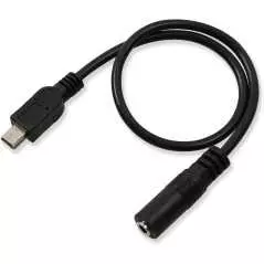 Mini adaptateur secteur DC DC3.5x1.1mm vers Mini USB 5V DC pour camera DSLR