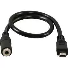 Mini adaptateur secteur DC DC3.5x1.1mm vers Mini USB 5V DC pour camera DSLR