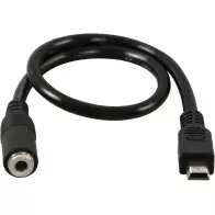 Mini adaptateur secteur DC DC3.5x1.1mm vers Mini USB 5V DC pour camera DSLR