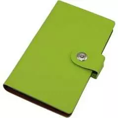 Album carte de visite ou crédit carte d'identité en Cuir étui organiseur 240 Cartes Orange