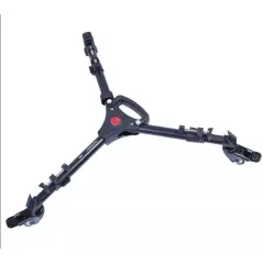 Trépied Yunteng VCT-901 pliable et verrouillable pour éclairage Photo et vidéo 3 roues
