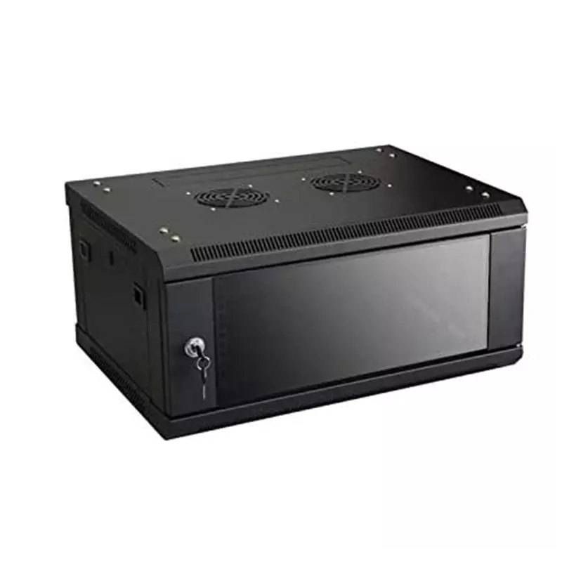 Coffret Mural 4U (600x450) | Baie de Brassage Réseau Porte Verre Sécurisée