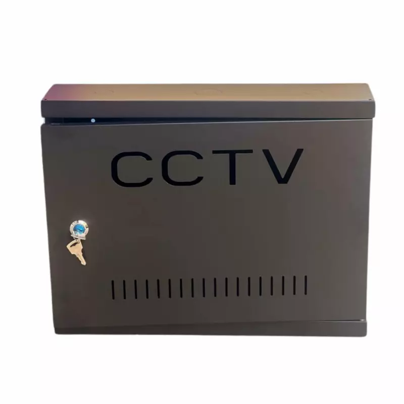 Coffret CCTV Universel 2U Sécurisé | Baie Rack 19" pour DVR/NVR et Ventilation