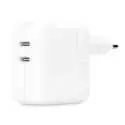 Adaptateur secteur double port USB-C 35W Apple pour iPhone / iPad / MacBook Air