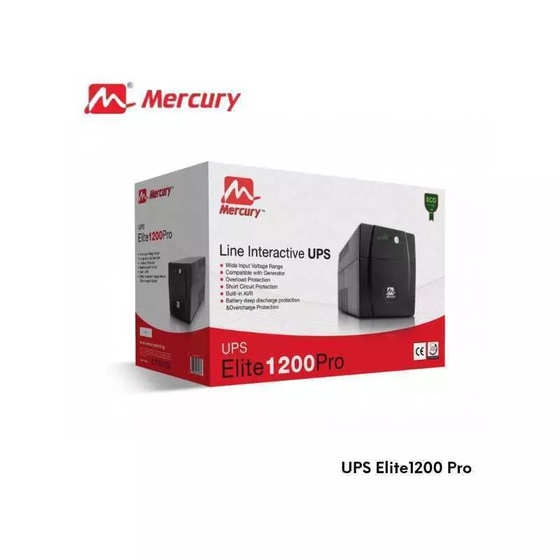 Onduleur Mercury UPS Elite 1200 Pro interactif 1200VA