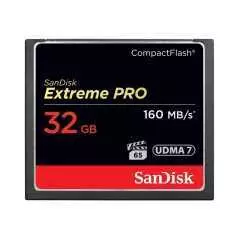 Carte CompactFlash SanDisk Extreme PRO 32Go | UDMA 7 | 160Mo/s | RAW et Full HD