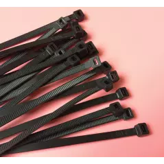 Attache en Nylon auto bloquantes lot de 100 pièces 5x100mm en plastique blanc