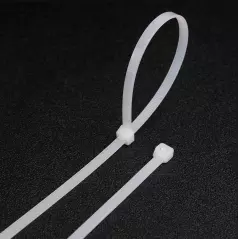Attache de câble en nylon auto bloquant 100 pièces de 8x500mm en plastique blanc