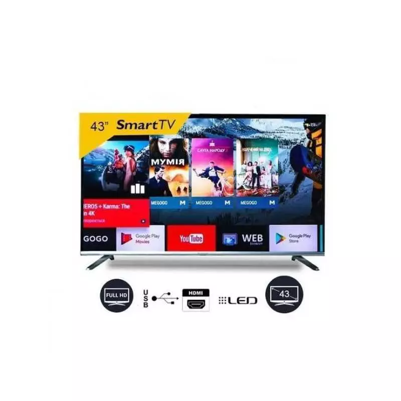 Téléviseur SOLSTAR 43AA7200 SS Smart TV Led 43" | Wi-Fi, Full HD & HDMI