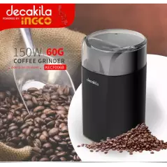 Moulin à Café Électrique Decakila KECF006B 160W, 60g, Lame Inox