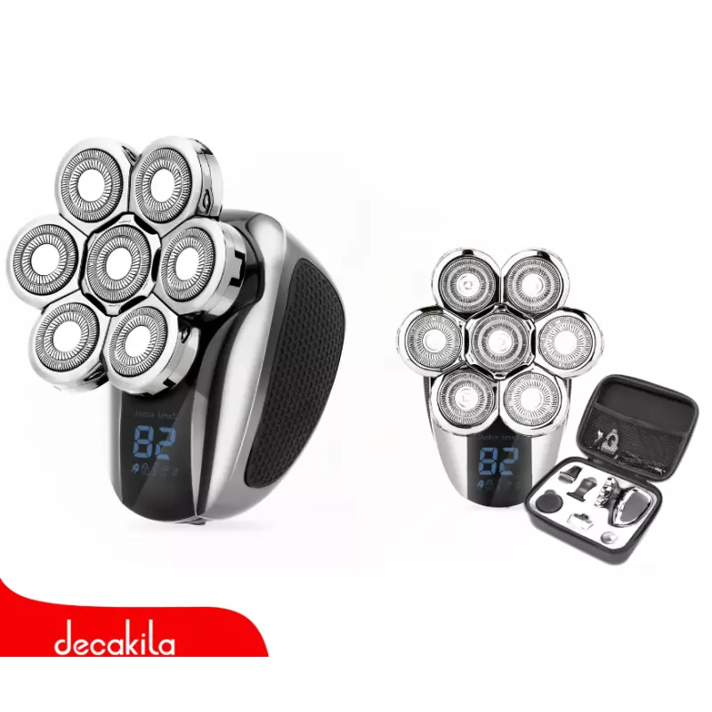Rasoir électrique 6 en 1 Decakila KMHR020S charge USB rapide 60 minutes de travail