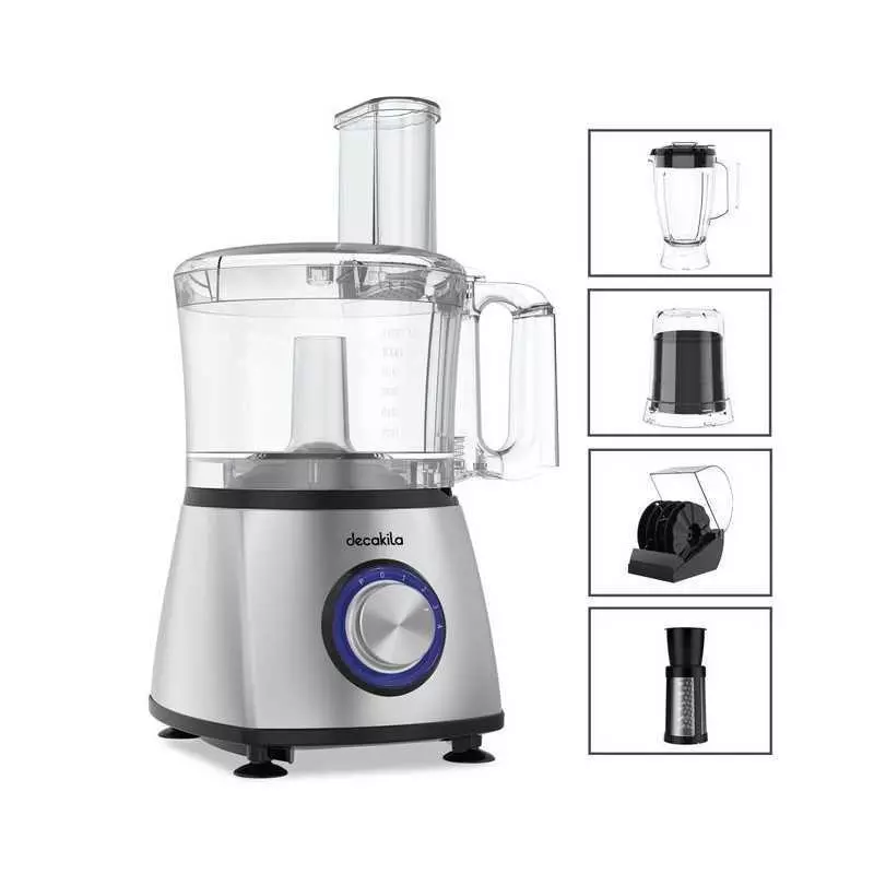 DECAKILA KEJC005S | Robot Culinaire 4-en-1 Multifonction - 500 W