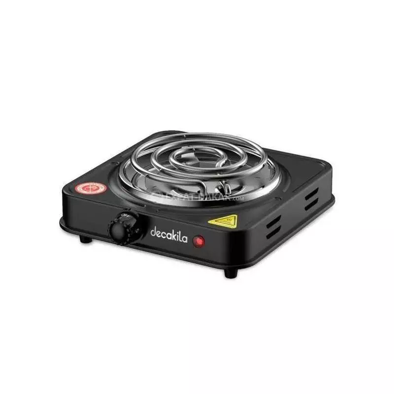 DECAKILA KECC001B | Réchaud Électrique Portable 1 Foyer 1000W - Noir