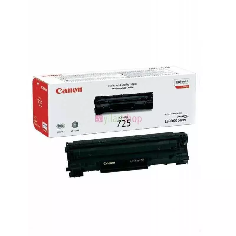 Cartouche de toner 725 original pour imprimante Canon i-SENSYS LBP6030 1600pages