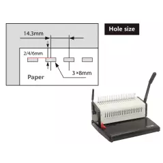 Relieuse à peigne en acier S900 A4