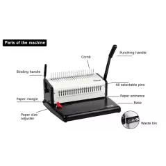 Relieuse à peigne en acier S900 A4