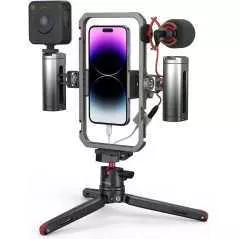 Kit Vidéo Tout-en-un Professionnel pour Smartphone | Vlogging, Photographie & Streaming