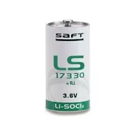 Pile au Lithium Saft LS17330 (2/3 A) | Tension 3.6V | Haute Qualité