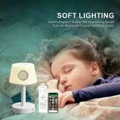 Lampe Veilleuse Lecteur Coran Electronique Sans Fil EQUANTU SQ917