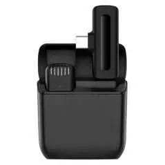 Microphone cravate sans fil J11-C / TYPE-C avec boîtier de chargement, Play synchronisation automatique