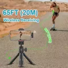 Microphone cravate sans fil J11-L / iPHONE avec boîtier de chargement, lot d'un seul micro à revers pour iPhone