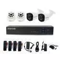 Kit 4 caméra fosvision système de sécurité domestique Dvr 2MP, Vision nocturne, caméra Ahd