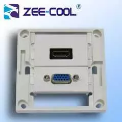 Plaque Murale de Façade HDMI et VGA