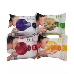 Pack de 25 Lingettes humides hydratantes nettoyantes, apaisantes et rafraîchissantes pour le visage