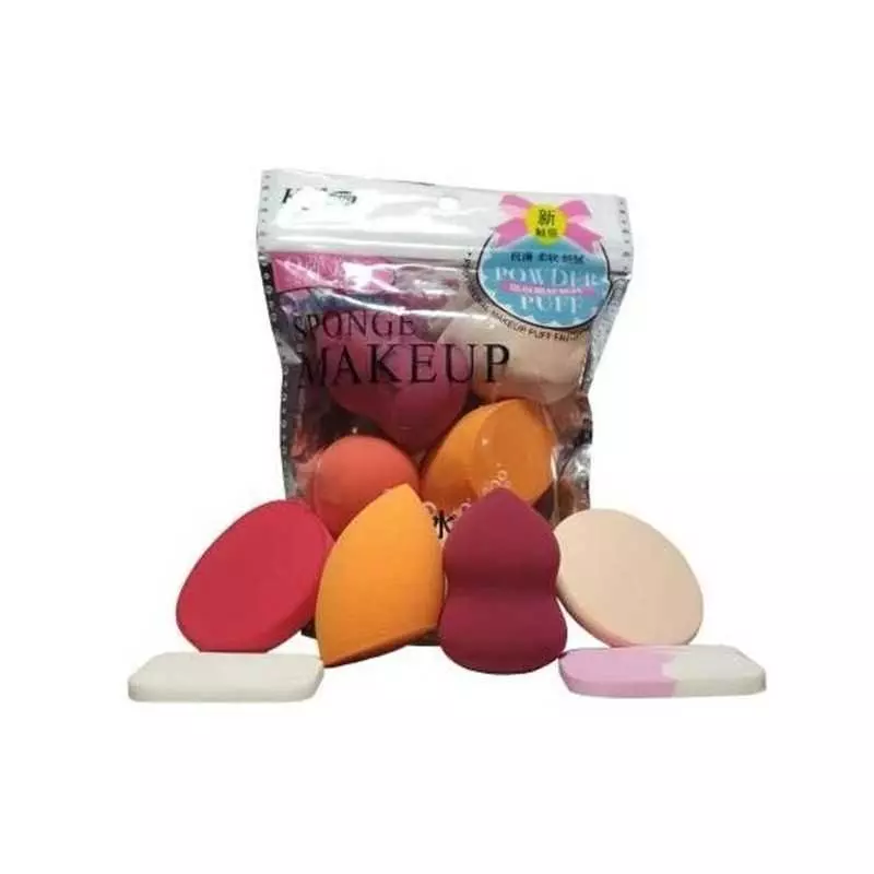 Lot de 6 éponge multicolore pour Make Up