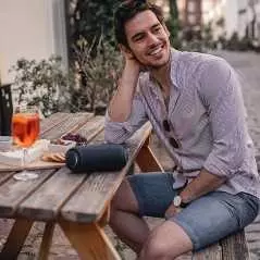 Enceinte Bluetooth portable LG XBOOM Go PL7 - Éclairage LED et batterie jusqu'à 24 heures