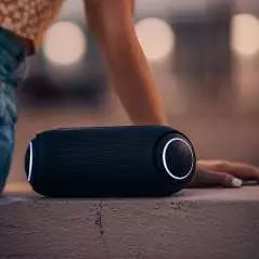 Enceinte Bluetooth portable LG XBOOM Go PL7 - Éclairage LED et batterie jusqu'à 24 heures