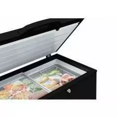 Congélateur horizontal HISENSE FC-490DD4SA 400 litres avec vitre noir