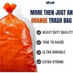 Paquets de 20 Sacs poubelle en couleur Taille 80x110cm 50 litres