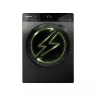 Machine a Laver Sharp 12.5K-PRO Inventer Gris/Noir Premium Model ES-FP1252KJZ-S