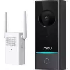 Sonnette vidéo sans fil, Wi-Fi, IMOU DB60 H.265 5MP QHD IP65 2K avec alimentation par batterie