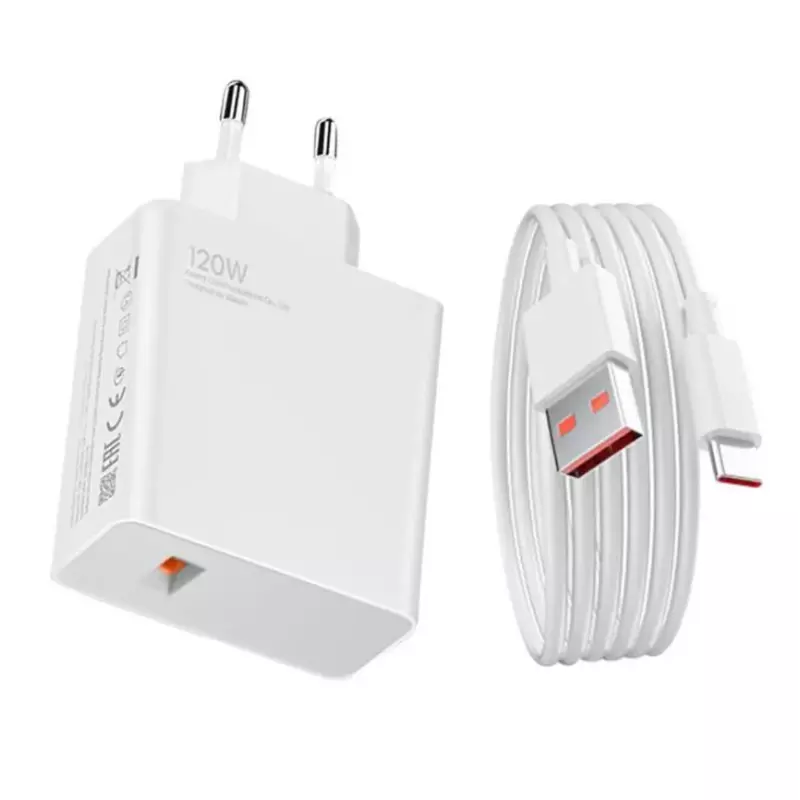 Chargeur rapide XIAOMI 120W type c 2 en 1 et câble de données