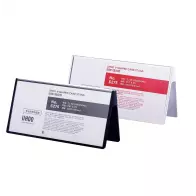 Support de signe acrylique Double face 200X100MM numéro de Table en plastique