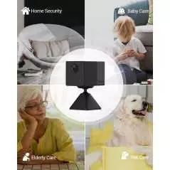 Caméra Surveillance Intérieure EZVIZ BC2 WiFi 2.4Ghz avec Batterie de 2000mAh