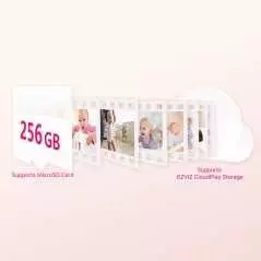 Camera Smart Baby Monitor EZVIZ BM1 Alimenté par batterie avec clip de berceau Full HD 1080P 2MP 2 couleurs pour garçon et fille