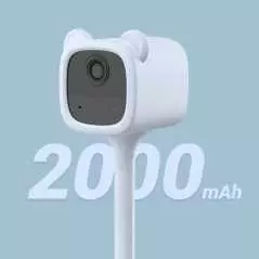 Camera Smart Baby Monitor EZVIZ BM1 Alimenté par batterie avec clip de berceau Full HD 1080P 2MP 2 couleurs pour garçon et fille