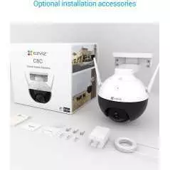 Caméra de sécurité EZVIZ C8C lite / 1080P avec Vision Nocturne en Couleur, 360° Pan/Tilt en 2.4G Wifi