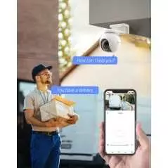 Caméra Wi-Fi panoramique et inclinable EZVIZ CS-CB8 2K alimentée par batterie
