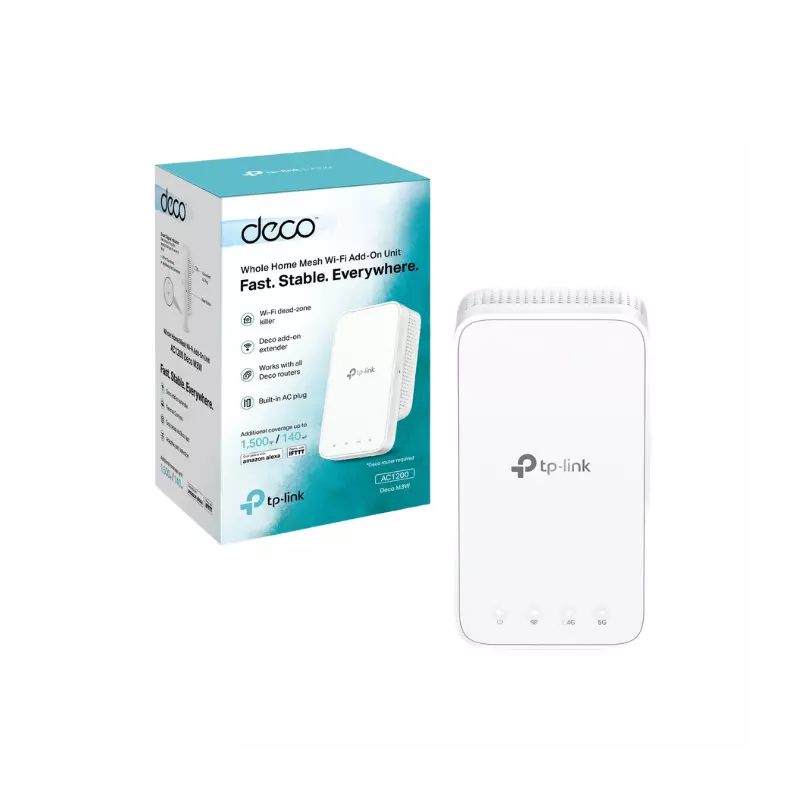 Répéteur Wi-Fi TP-LINK deco M3W AC1200 Dual-Band (AC867 + N300) MESH