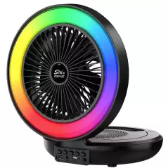 Haut-parleur Bluetooth portable extérieur avec ventilateur ZQS1456 / ZQS1457 mini enceinte a lumière colorée