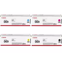 Cartouche toner canon 069 original noir cyan magenta yellow