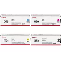 Cartouche toner canon 069 original noir cyan magenta yellow