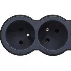 Rallonge Multiprise LEGRAND FB 5x2P+T standard 3m 1.5mm² - Noir